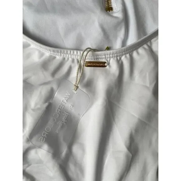 Kenny Flowers Swim One Piece Swimsuit Gold Zip The Santorini Swimwear